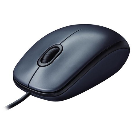 Myš Logitech M100 / optická / 2 tlačítka / 1000dpi - černá