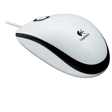 Myš Logitech M100 / optická / 2 tlačítka / 1000dpi - bílá