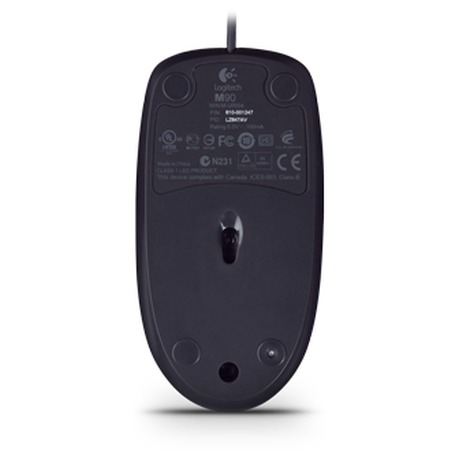 Myš Logitech M90 / optická / 3 tlačítka / 1000dpi - černá - Logitech Mouse M90 -&nbsp;EER2, šedá (foto 4)