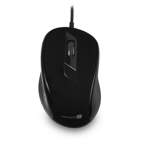 CONNECT IT Optická myš, ergonomická, USB, černá (CMO-1200-BK)