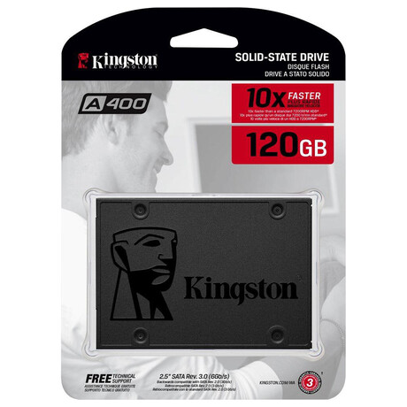 Kingston Flash SSD 240GB A400 SATA3 2.5 SSD (7mm height) (SA400S37/240G)