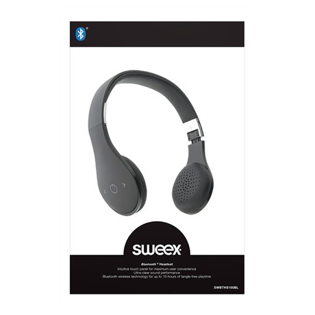 Sweex Bluetooth 4.1 Headset, černý - SWBTHS100BL