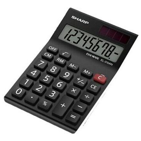 SHARP kalkulačka -&nbsp;EL-310ANWH -&nbsp;černá (foto 1)