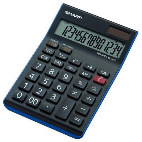 SHARP kalkulačka -&nbsp;EL-145TBL -&nbsp;černá (foto 1)