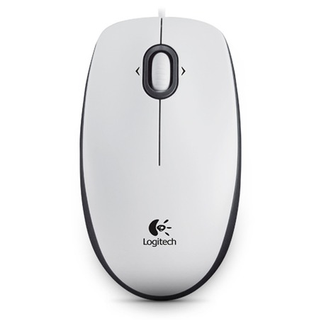 Logitech Corded Mouse M100 - EMEA - WHITE (910-005004)