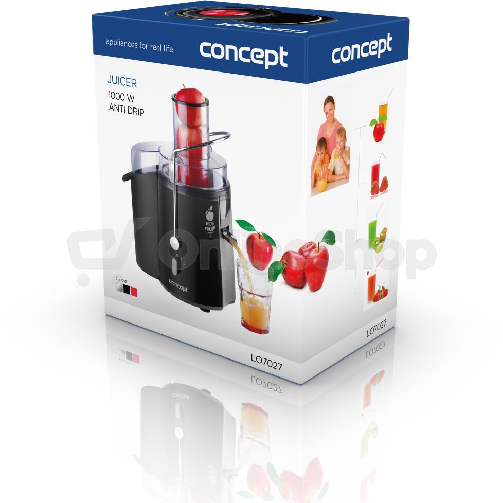 Odšťavňovač Concept LO7027 Fresh černý
