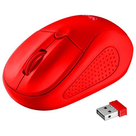 Trust Primo Wireless Mouse -&nbsp;matte red (foto 1)