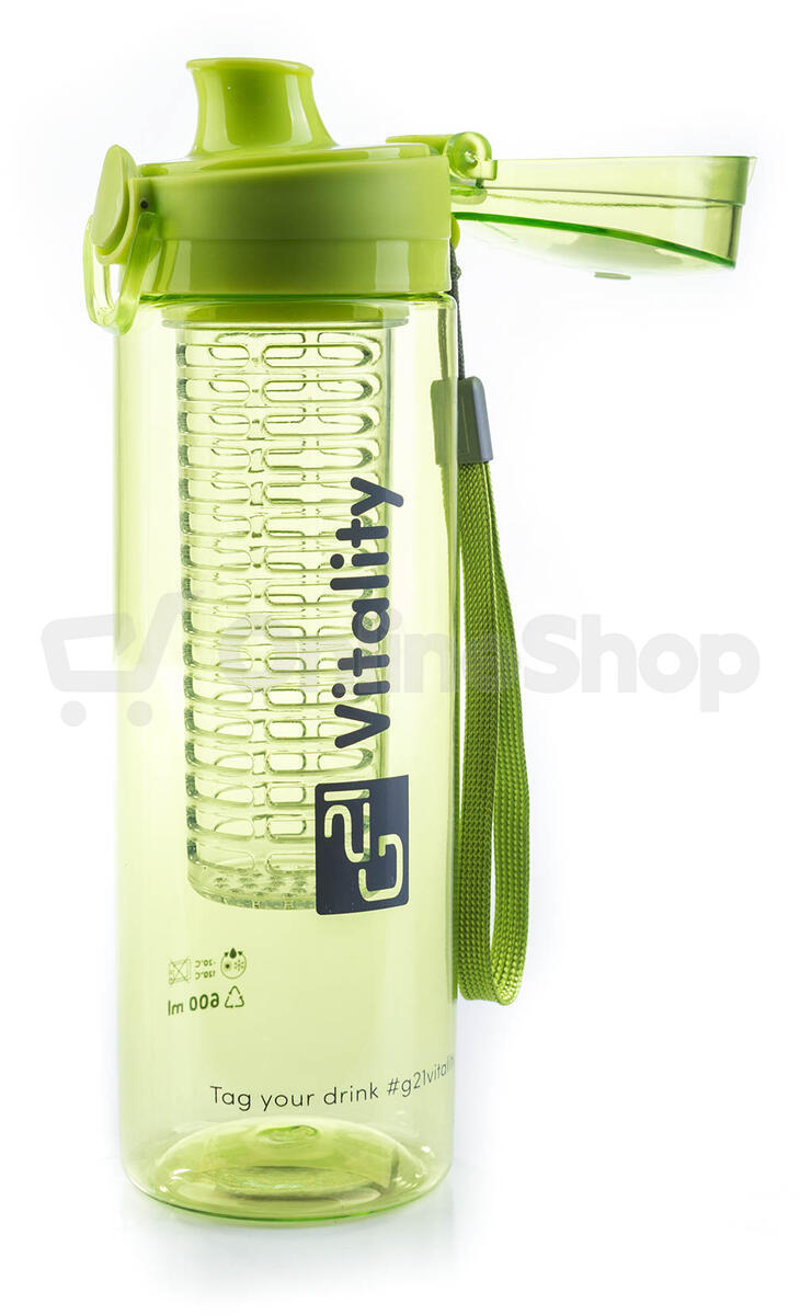 Láhev G21 na smoothie/juice, 600 ml, zelená
