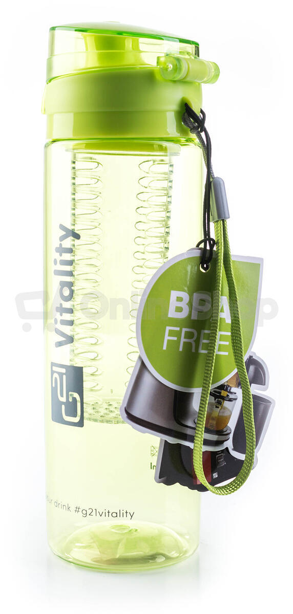 Láhev G21 na smoothie/juice, 600 ml, zelená