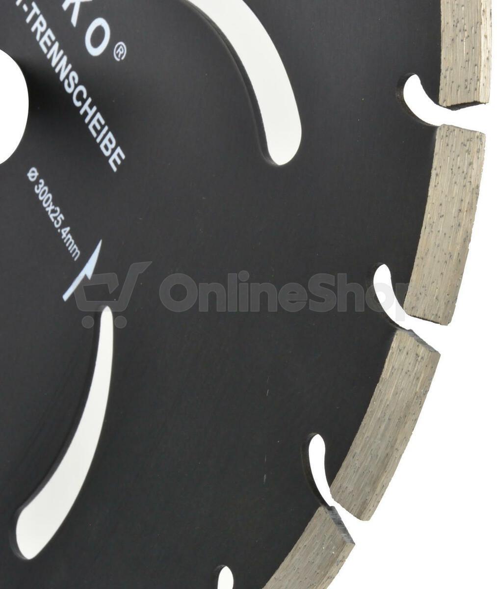 Kotouč diamantový řezný segmentový, 300x10x25,4 mm GEKO