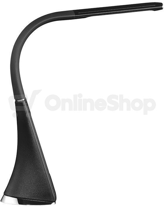 Stolní LED lampička Solight WO46-B, kůže, černá