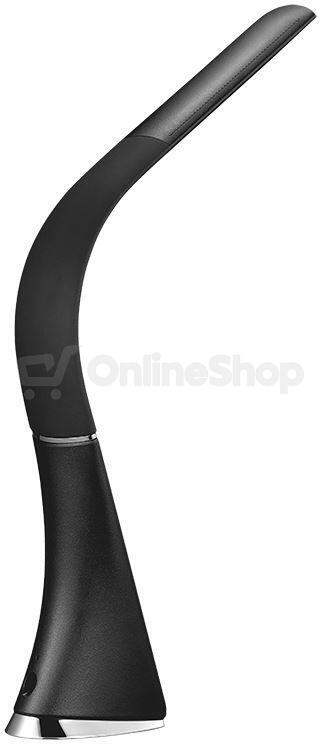 Stolní LED lampička Solight WO46-B, kůže, černá
