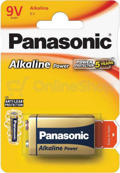 Baterie Panasonic 6LR61 1BP 9V Alk Power