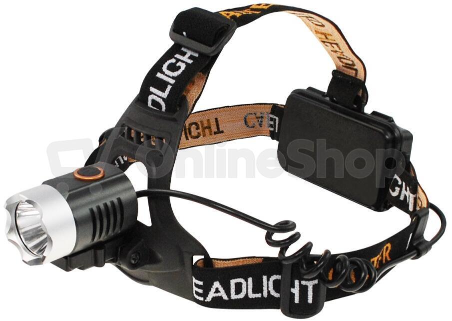 Čelovka CALTER® PROFI nabíjecí, 5W-CREE, 400lum