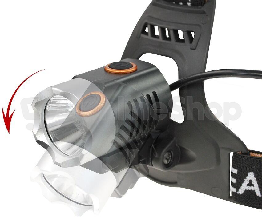 Čelovka CALTER® PROFI nabíjecí, 5W-CREE, 400lum