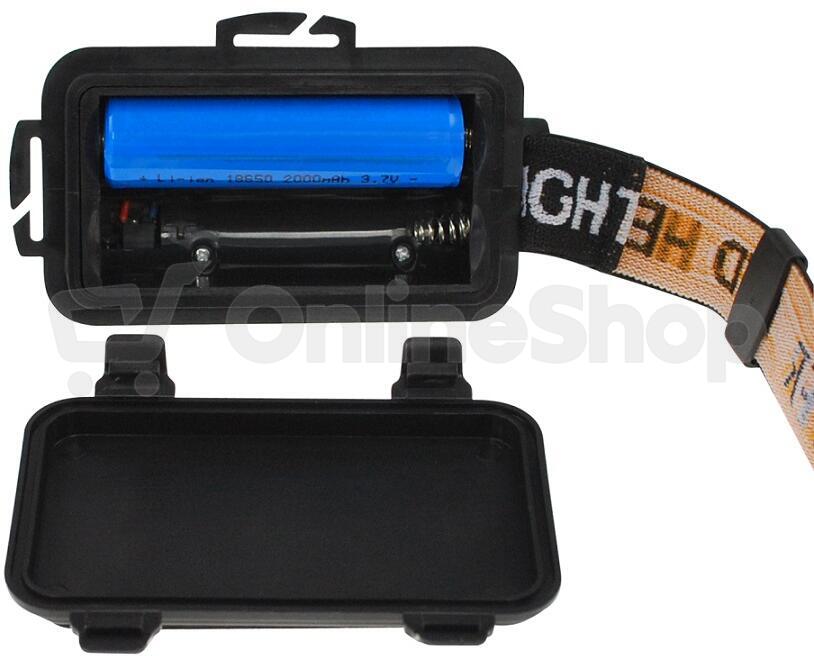 Čelovka CALTER® PROFI nabíjecí, 5W-CREE, 400lum
