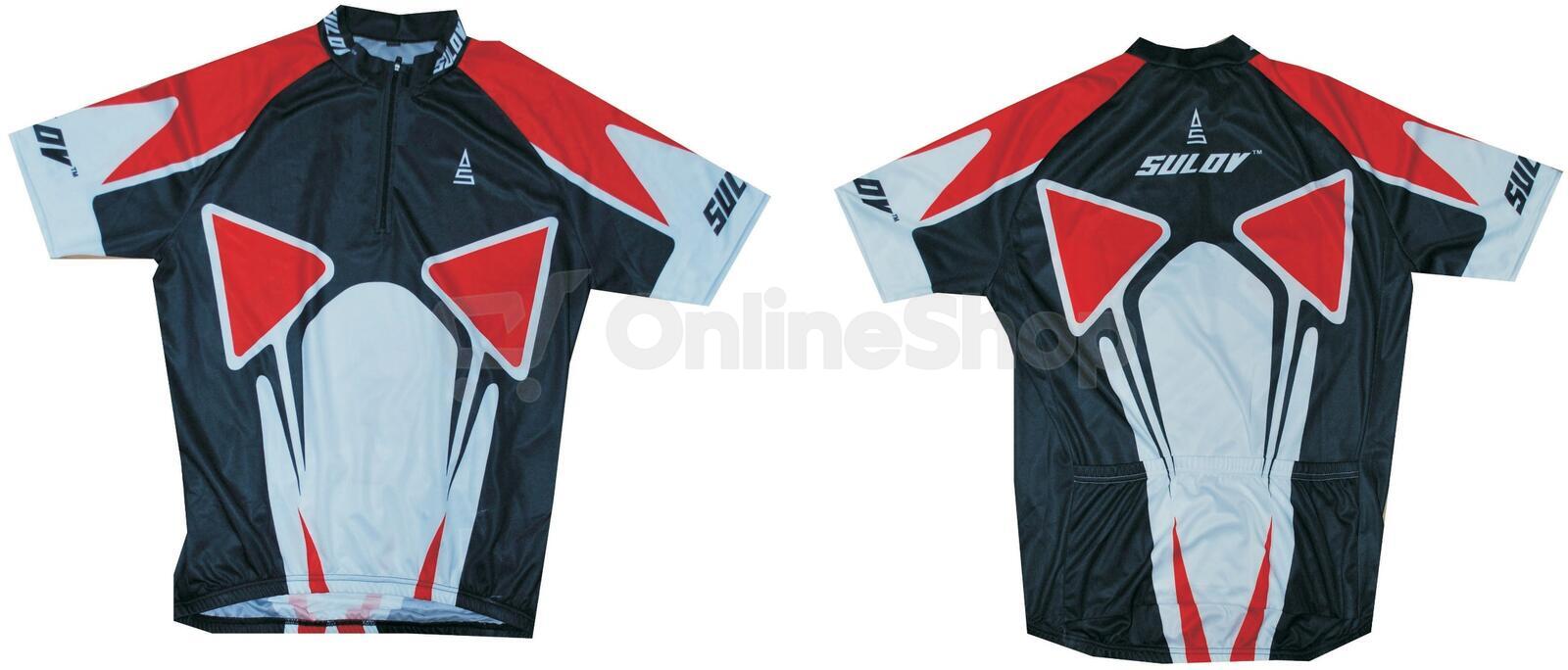 Cyklistický dres SULOV®, vel. L, červený
