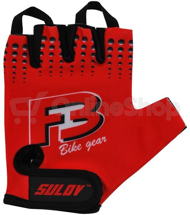 Cyklorukavice SULOV® SENIOR, vel. L, červená