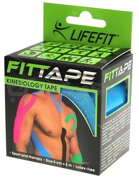 KinesionLIFEFIT® tape 5cmx5m, světle modrá