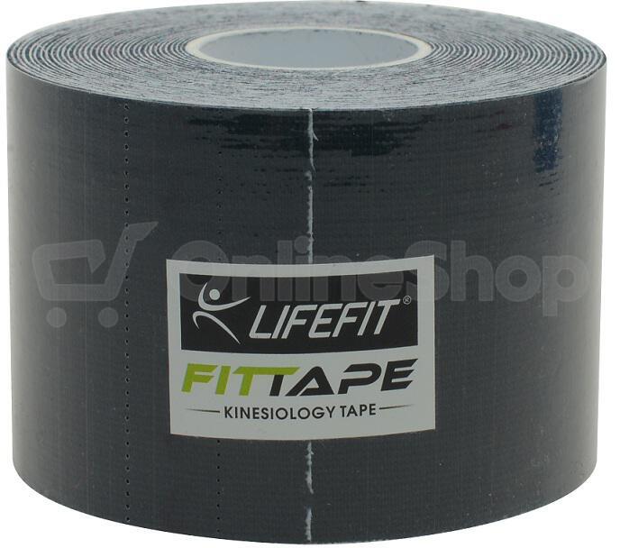 Tape LIFEFIT Kinesion 5cmx5m, černá