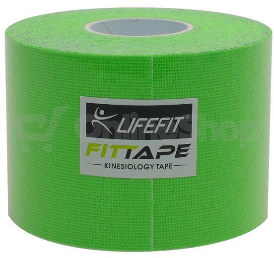 Tejpa LIFEFIT Kinesion 5cm x 5m, zelená