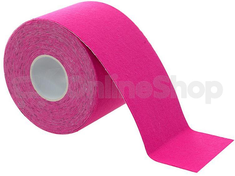 Tape LIFEFIT Kinesion 5cmx5m, růžová