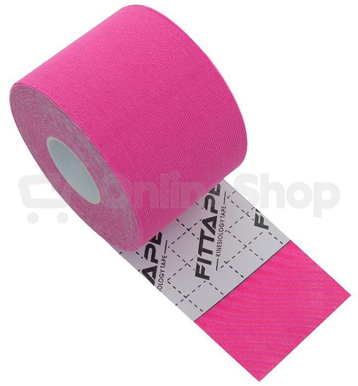 Tape LIFEFIT Kinesion 5cmx5m, růžová