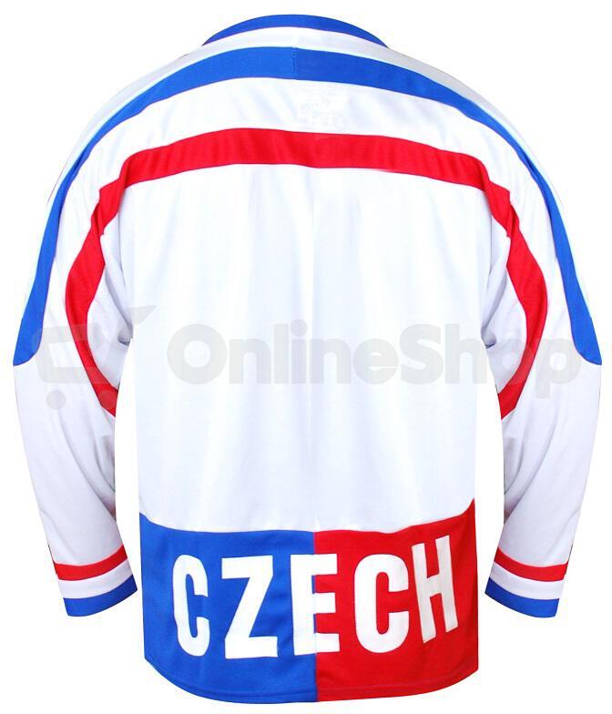 Hokejový dres ČR 7 SPORTTEAM®, bílý, vel. L