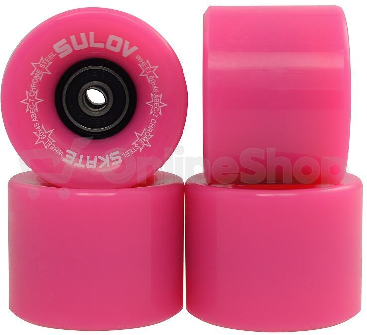 Penny board 22" SULOV® NEON SPEEDWAY bílo-růžový