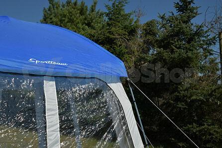 Zastřešení bazénu Rulyt do průměru 3,66 m, modro-bílé