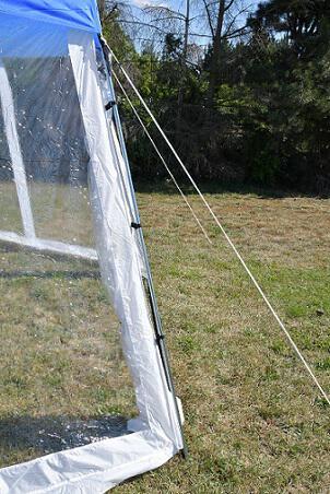 Zastřešení bazénu Rulyt do průměru 3,66 m, modro-bílé