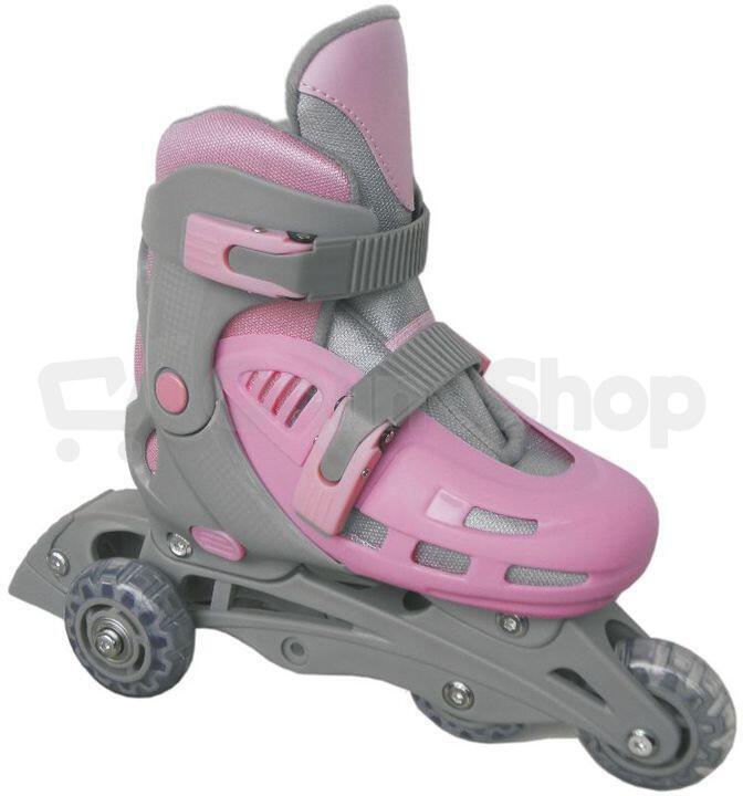 Kolečkové brusle TRISKATE BASIC vel.S (31-34) RULYT®, růžové