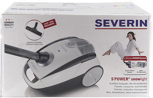 Vysavač Severin, BC 7035, HEPA filtr, 6 stupňová filtrace, objem 2 L, 750 W