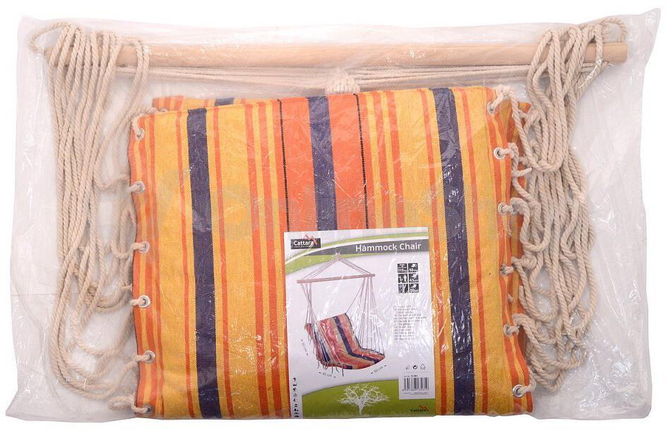 Houpačka Cattara 95x50cm červeno-oranžová