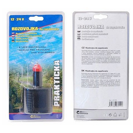 Rozdvojka 12/24V pevná COMPASS