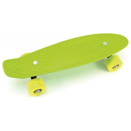 Teddies Skateboard - pennyboard 43cm, nosnost 60kg kovov osy, zelen, lut kola (foto 1)