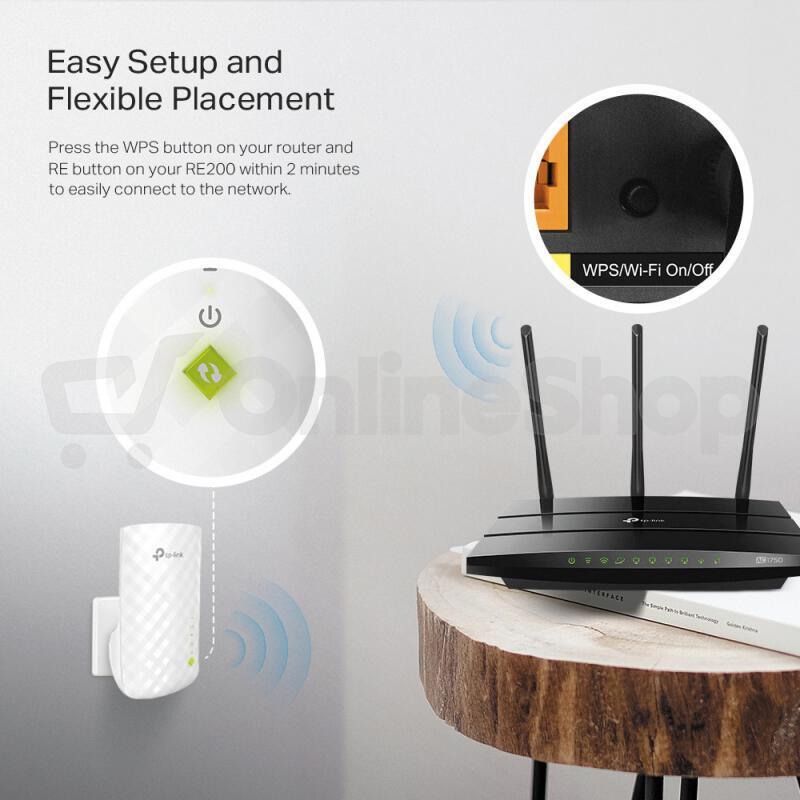 WiFI extender TP-Link RE200