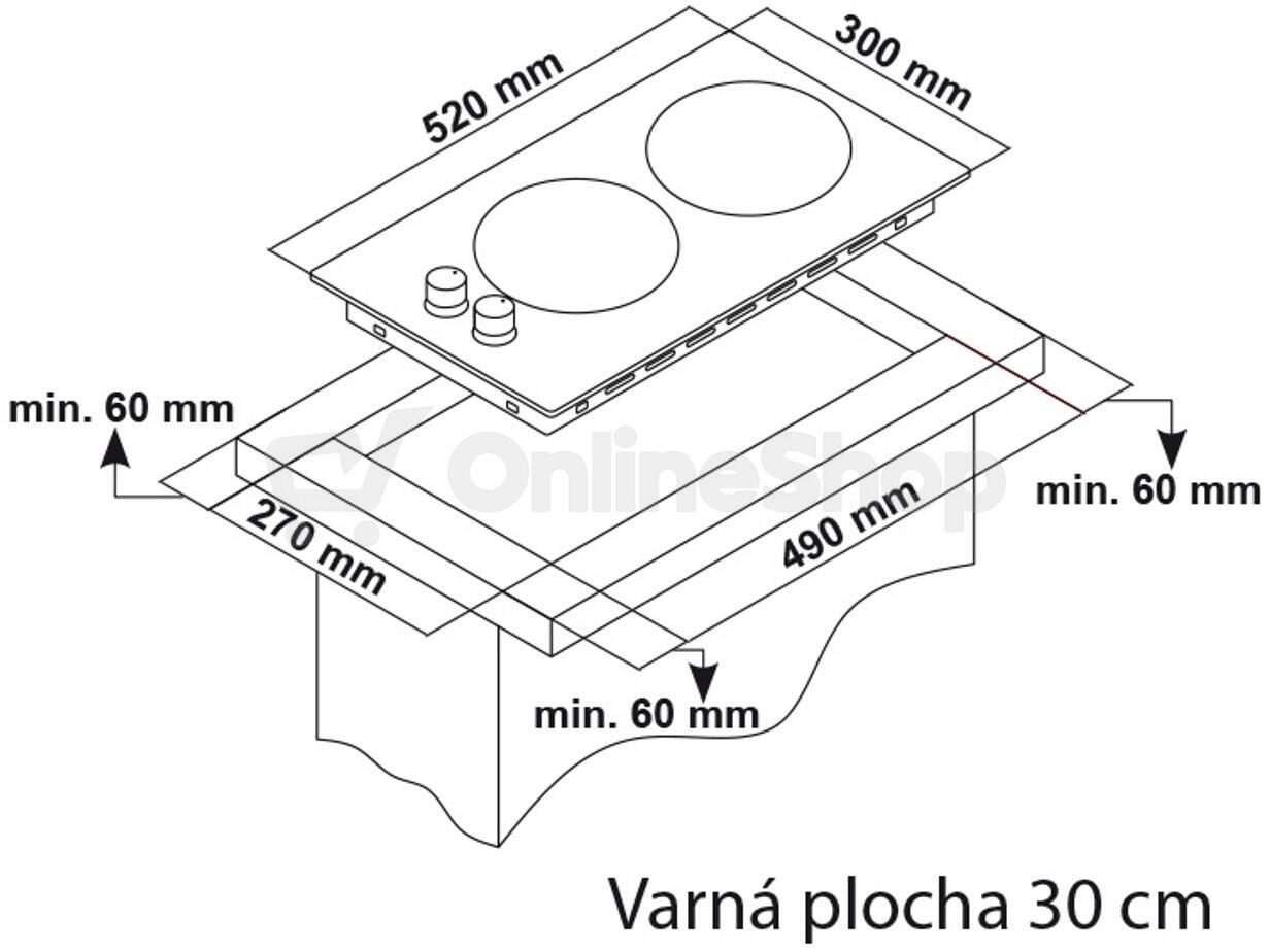 Plynová deska Guzzanti GZ 8201