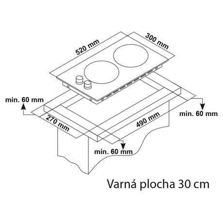 Plynov deska Guzzanti GZ 8201