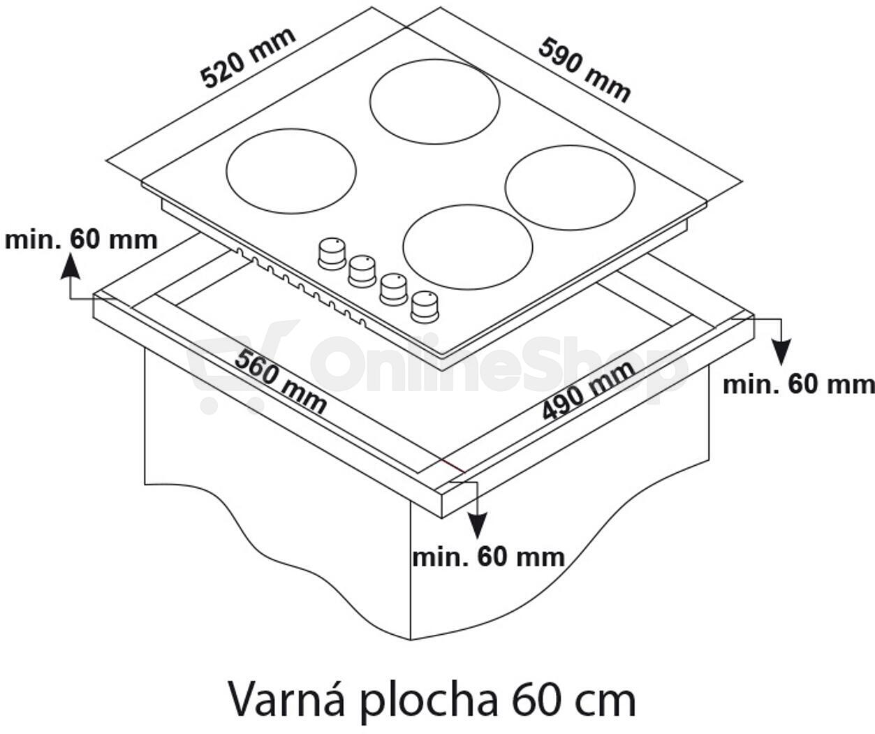Plynová deska Guzzanti GZ 8203