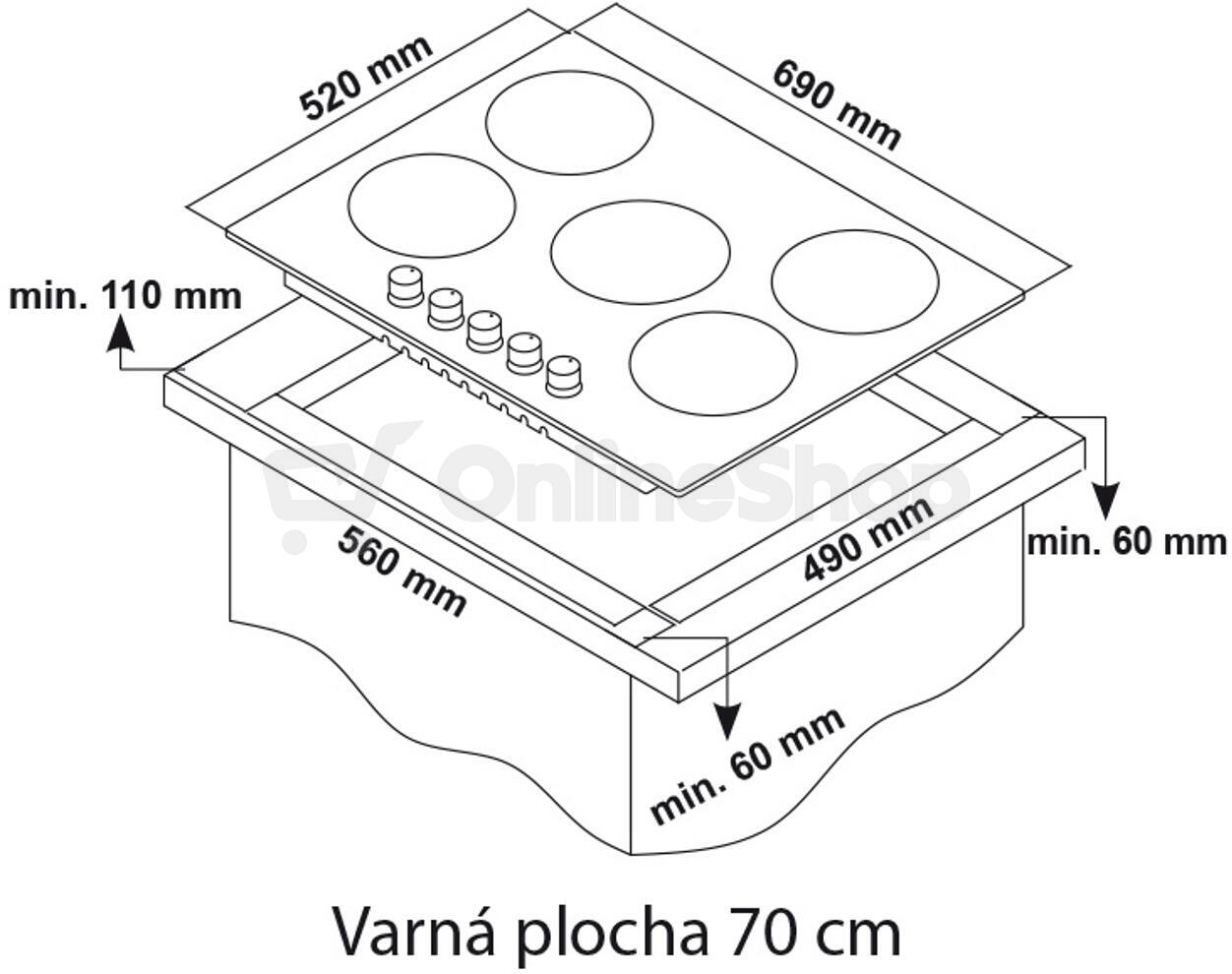 Plynová deska Guzzanti GZ 8206