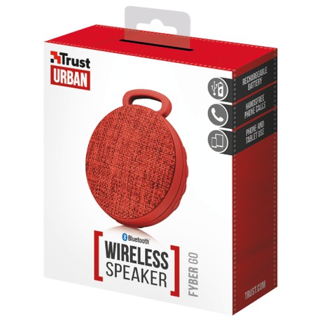 TRUST Fyber GO&nbsp;wireless speaker Red (foto 3)