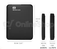 Western Digital WD Elements Portable / 4TB / HDD / Externí / 2.5" / Černá / 2R (WDBU6Y0040BBK-WESN)
