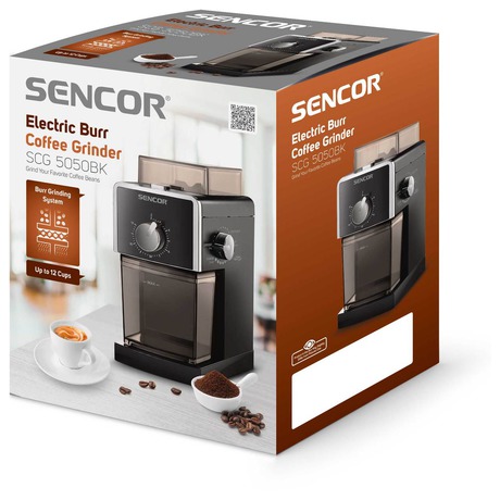 SET Kvovar Sencor SES 4040BK + Elektrick kvomlnek Sencor SCG 5050BK