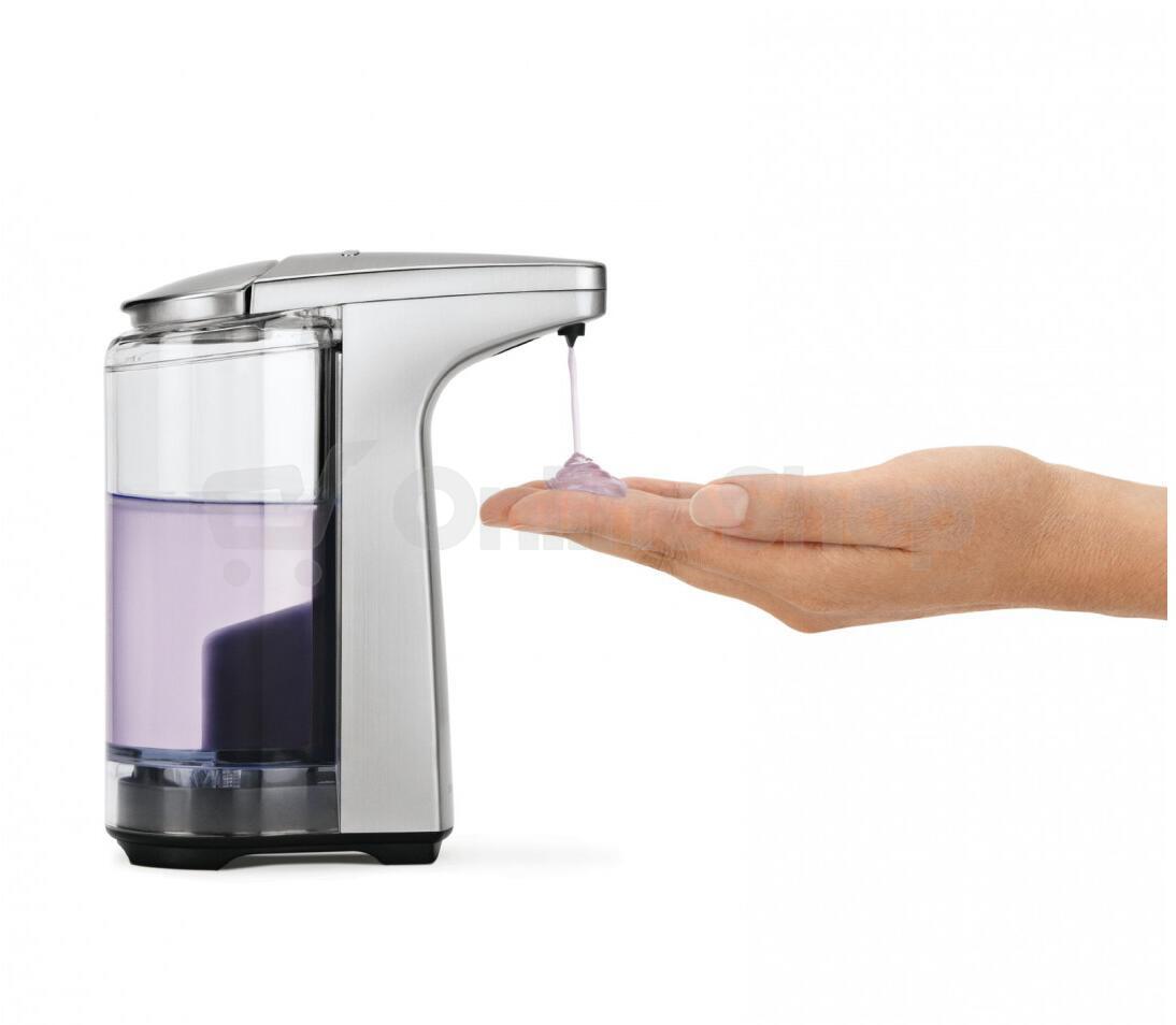 Bezdotykový dávkovač mýdla Simplehuman 237 ml, matný nikl, ST1023