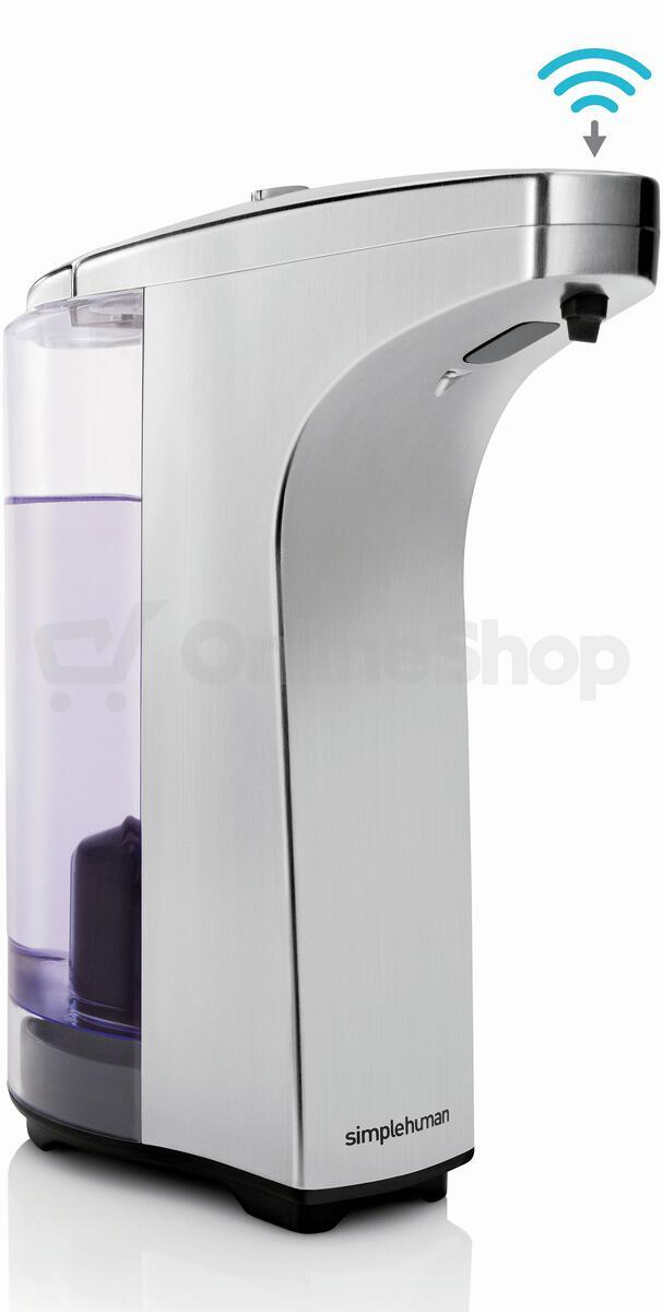 Bezdotykový dávkovač mýdla Simplehuman 237 ml, matný nikl, ST1023
