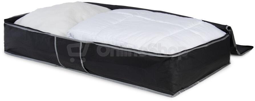 Textilní úložný box na oblečení pod postel Compactor URBAN 95 x 45 x18 cm – černý