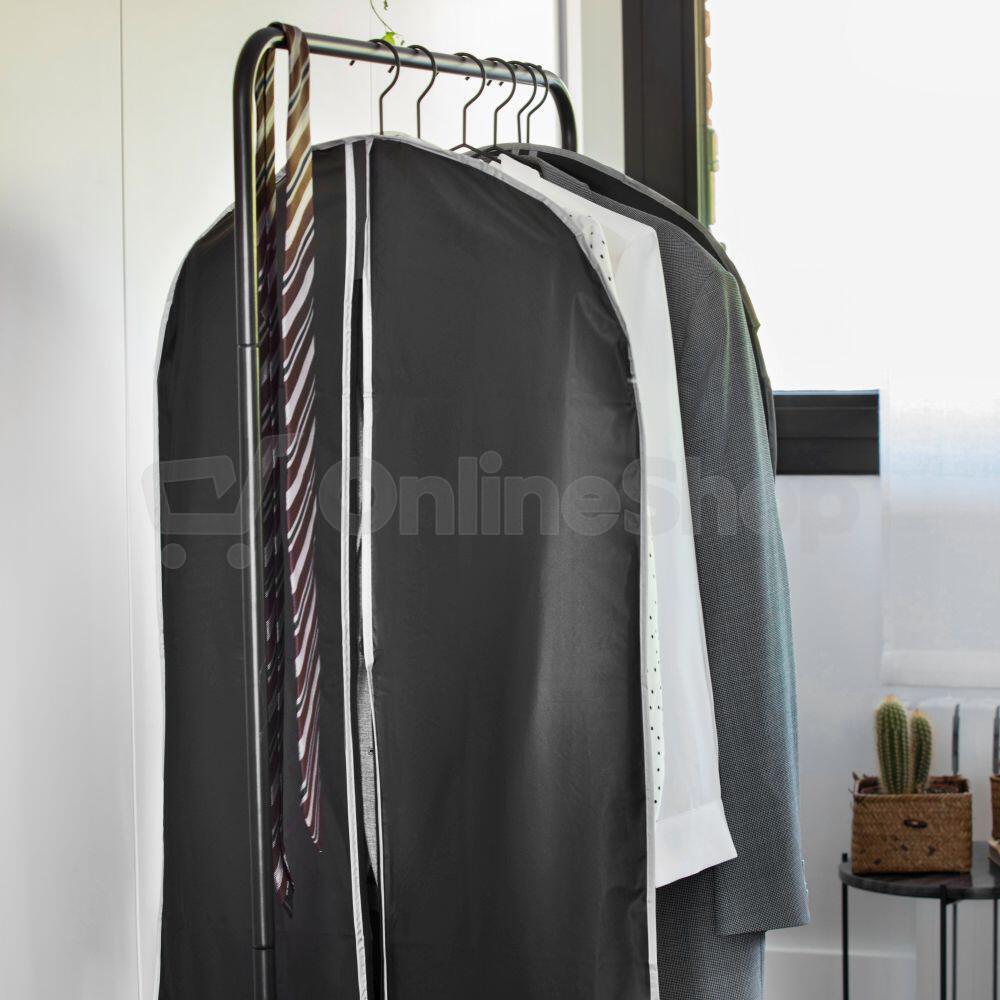 Obal na obleky a dlouhé šaty Compactor URBAN 60 x 137 cm - černý