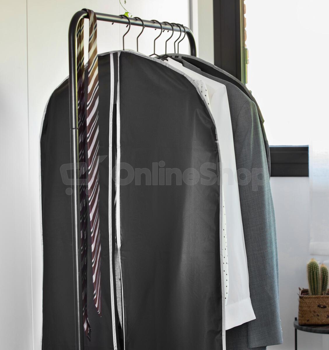 Obal na krátké šaty a obleky Compactor URBAN 60 x 100 cm - černý
