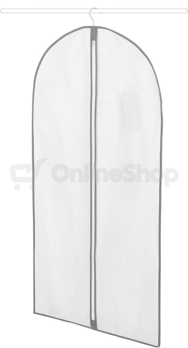 Obal na oblek a dlouhé šaty Compactor Life 60 x 137 cm, bílý polypropylén